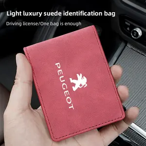 Driver License Holder Passport  Car Driving Documents Business Id Pass Certificate Protective Cover For Peugeot 5008 408 308 Landtrek 208 2008 3008 Rifter 508 301 108 608 4008 e-Expert e-TRAVELLER Protector