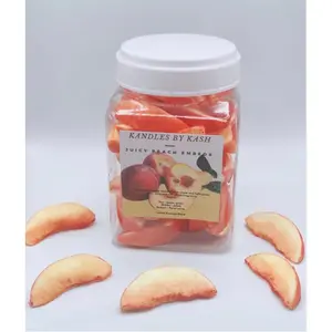 Juicy Peach Wax Embeds | Wax Melts | DIY Candles | Highly Fragrant | Peach Scent