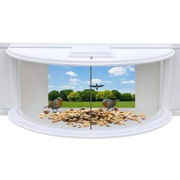 Clearview Window Bird Feeder 180 Degree in-Home View