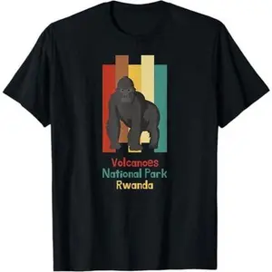 Volcanoes National Park Gorilla Trekking Rwanda T-Shirt