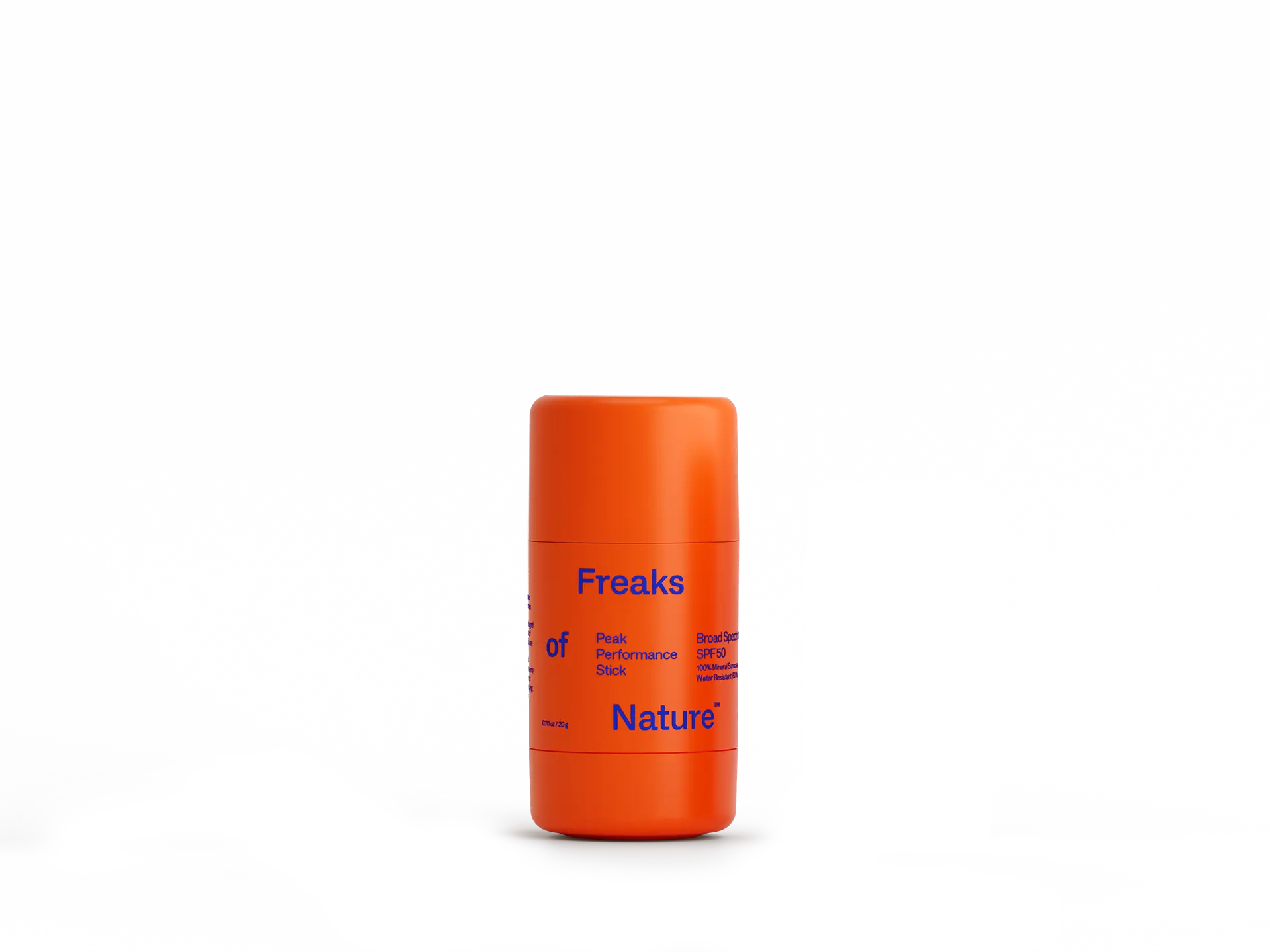 Peak Performance Facial Sunscreen Sun Stick SPF50 - Zinc Oxide, Lightweight Sun Cream, Smooth Texture (TikTok Viral), Lecithin, Adults, 20G, All Skin