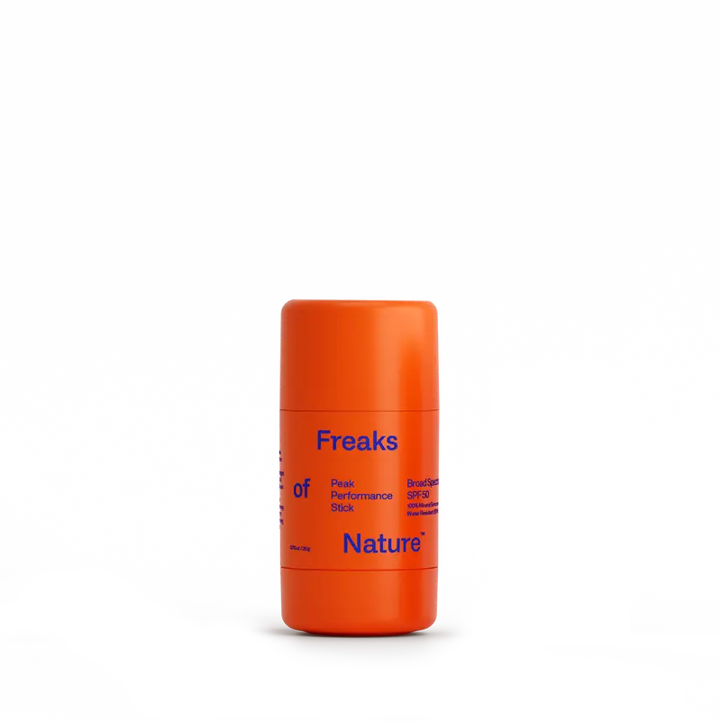 Peak Performance Facial Sunscreen Sun Stick SPF50 - 20G, Adults, All Skin, Zinc Oxide, Lightweight, Smooth Texture, Lecithin, Barrier Boost, Nourishing, UV Blocking, Travel Toiletries, Ethylhexyl Olivate, Laurel Lysine, C13-15 Alkane, Smoothing, Fortifies