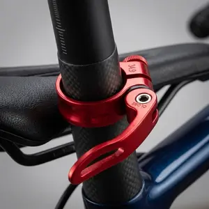 Lightweight Anti-Rust Aluminum Quick-Release Seatpost clamp | universal Road & Mountain Bike Saddle Fast-Install Upgrade | high-Strength Locking Anti-Slip Tool-Free Maintenance Design