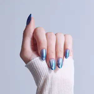 Kiss Glam Embellished Press On Glue Nails - Glow Forever