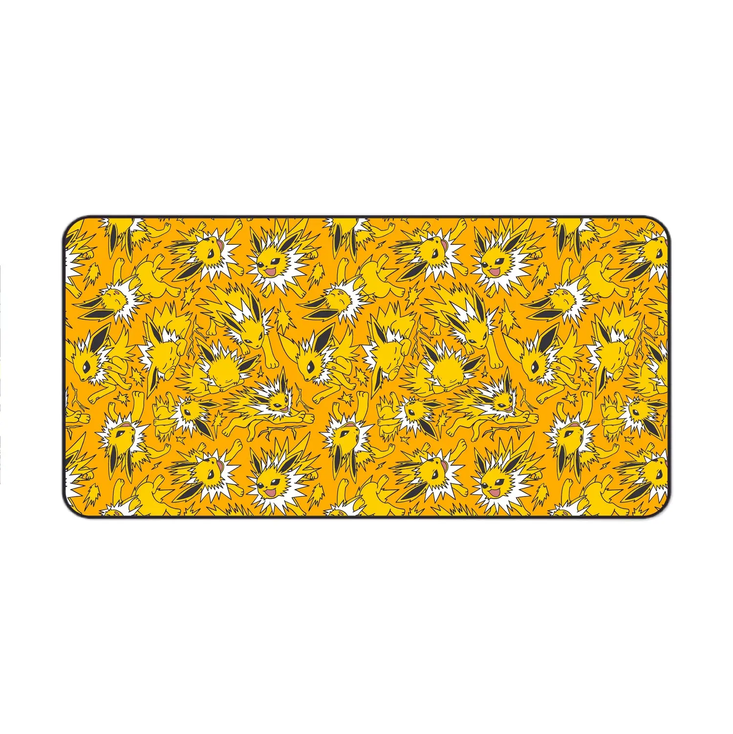 Jolteon Yellow Desk Mat, Anime Mouse Pad, Computer Accessories, Perfect Gift for Fans, Office Decor, Gaming Decor, Top Deskmat