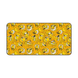 Jolteon Yellow Desk Mat, Anime Mouse Pad, Computer Accessories, Perfect Gift for Fans, Office Decor, Gaming Decor, Top Deskmat
