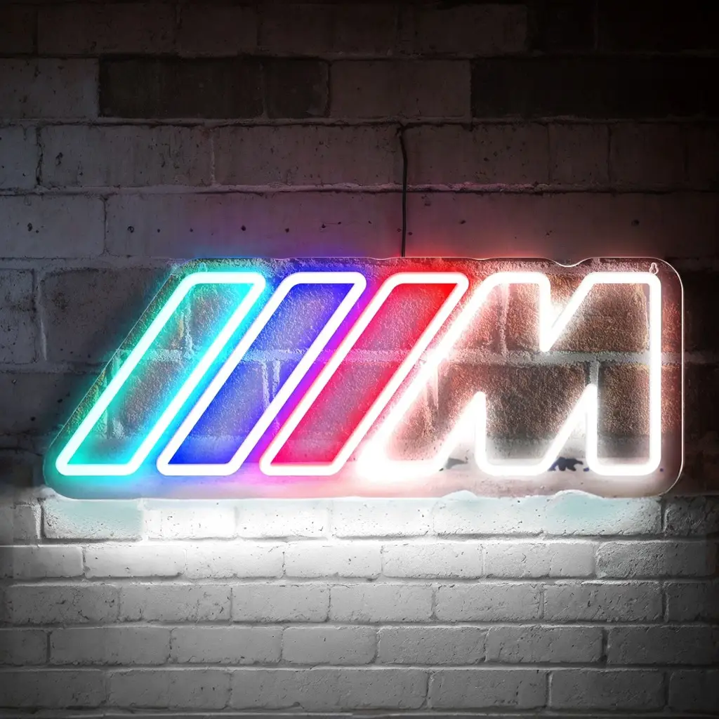 Heakxinlok IIIM Car Neon Sign - 16 x 6 Inch Car Led Neon Night for Auto Shop, Man Cave, Bedroom, Garage, Garage Wall Decor, usb powered auto store sig