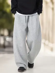 Men's Fashion Casual Sweatpants, Comfortable Fabric, Versatile Colors, Couples' and Family Wear, Spring & Fall Fitted Trousers