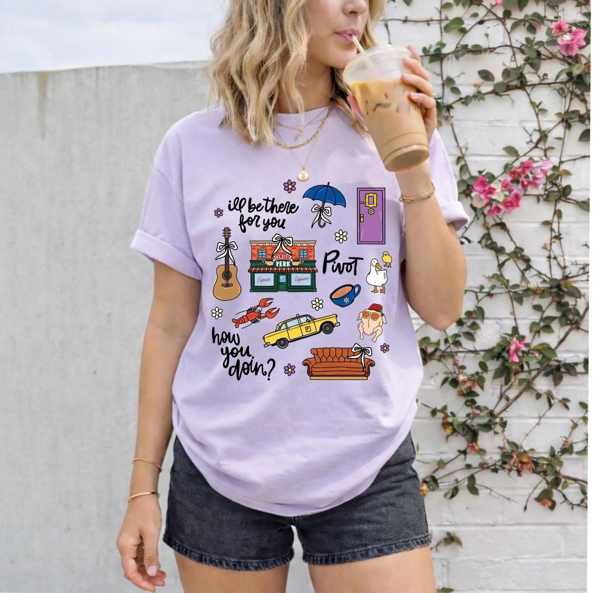 Friends TV Icons T-shirt Central Perk