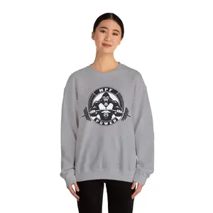 MPF Power Weightlifter Logo Sweatshirt | Strength Gym Apparel