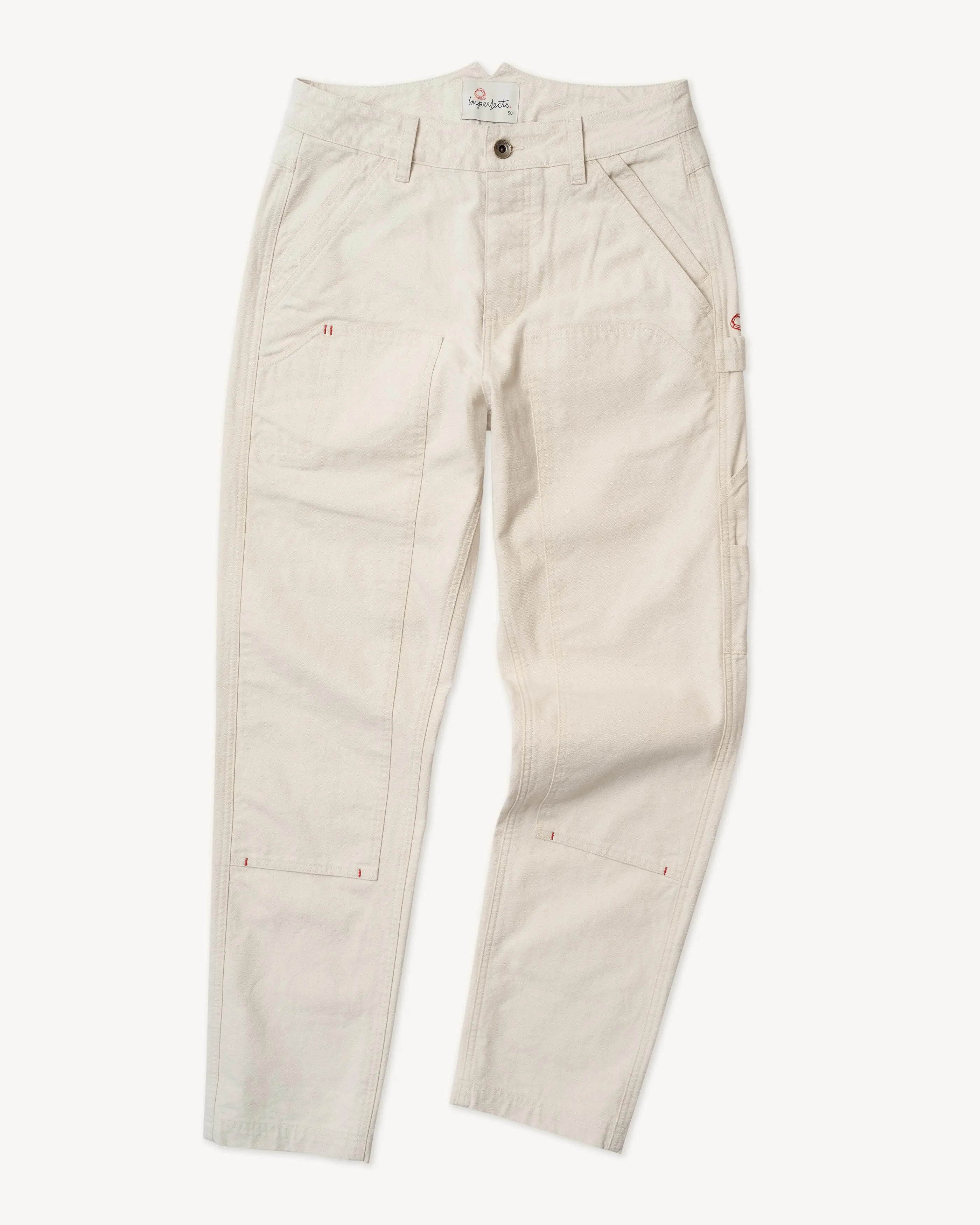 Dungaree Pant in Craft Canvas