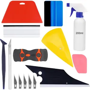 zhuohua  Window Tint Kit, 10 count Window Film Complete Installation Kit Vinyl Wrap Application Tool Kit Professional Window Tint Tools
