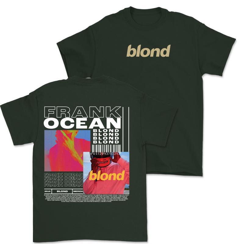 Frankk Oceann BLONDD Short Sleeve Shirt – Vintage-Inspired Graphic Tee, Unisex Cotton T-Shirt, Trendy Music Apparel for Men and Women, Menswear Top