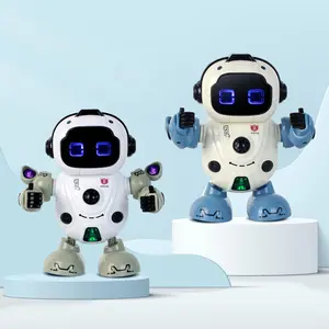 Blue Electric Children's Early Education Smart Robot with Light, Music, and Dance Interaction – Birthday and Christmas Gift Toy for Boys and Girls