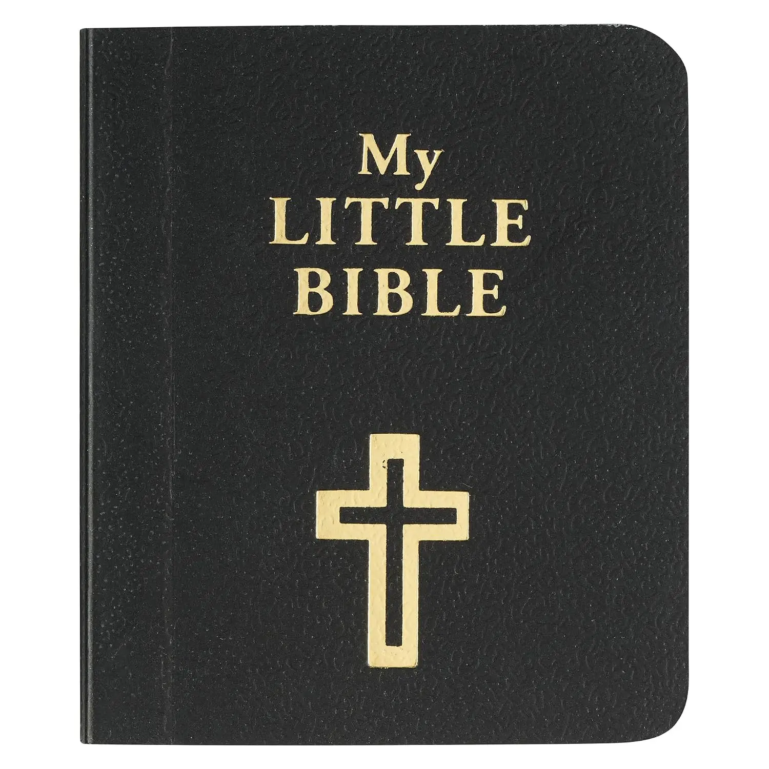 My Little Bible 2" Standard Edition - 1769 KJV Text, 2"x2.5" Palm-Size OT NT Key Verse Selections, Black Scripture for Ministry Outreach (Collectible Comic & Manga-Inspired Religious Pocket Book)