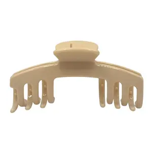 The Bailey Beige Trucker Claw Clip Series 2 for Adjustable Hats - Stronger Grip Thicker Teeth Stylish Functional Hair Accessory