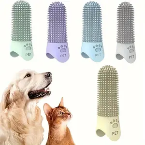 360° Silicone Finger Toothbrush for Dogs & Cats – Gentle Dental Cleaning for All Breeds