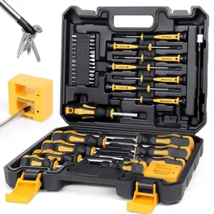 Magnetic Screwdriver Set 43pcs, Professional Precision Repair Kit with Phillips Flathead Torx Bits, Small Electronics Computer Repair Tool Kit for Household DIY, Gift for Men
