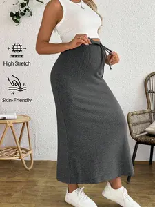 Maternity Tank Top & Skirt Set | Chic Casual Two-Piece Outfit