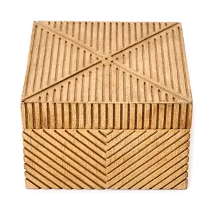 Beautiful Medium Decorative Wooden Box by Drew Barrymore 3.75" X 5.75"