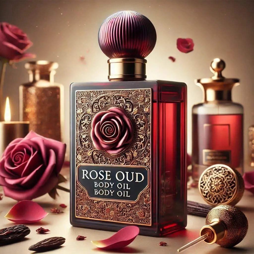 ASMARKET Reflection of ROSE OUD unisex Perfume Body Oil Fragrance
