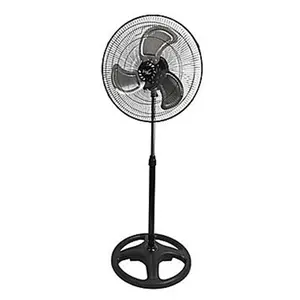 Vie Air  18 in. Industrial Heavy Duty Pedestal Oscillating Metal Stand Fan