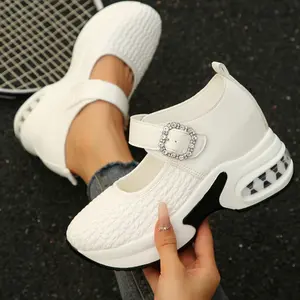 Women's Closed Toe Platform Ankle Strap Shoes, Comfortable Summer Casual Heels, Durable Handmade Daily Elegant Footwear