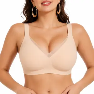 Ultra Soft Jelly Bra for Women – Wireless Seamless Everyday Bra with Lift Support & Back Smoothing