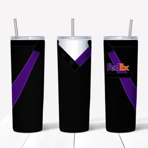 FedEx Uniform Inspired Tumbler