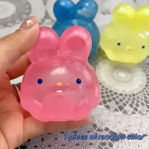 Stress Relief Realistic Rabbit Squeeze Toy, Educational Stress Reliever, Soft Plush Bunny, Perfect for Anxiety Reduction, Kids & Adults