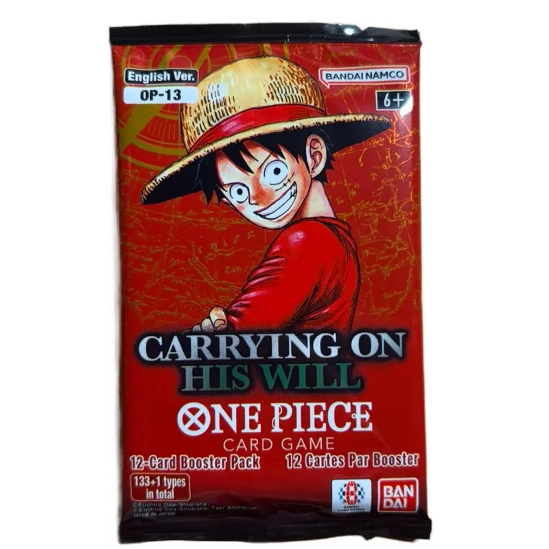 Op-13 Booster Pack One Piece Carrying On His Will - TikTok Shop