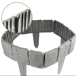 Foldable PVC Fence Barrier, / Garden Guard Rail, Ideal for Courtyard, Flower Bed, Indoor/outdoor Gardening, Safe and Aesthetic