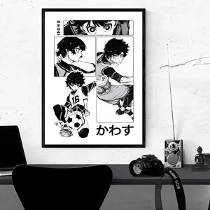 Blue Lock Anime Poster, Bachira  Comic Panel Wall Art, Japanese Manga Print, Sports Room Decor, Gift for Otaku