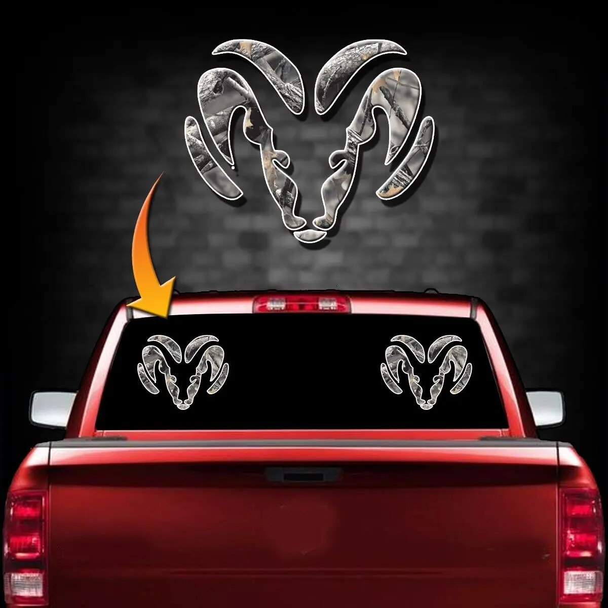 RAM HEAD VYNIL DECAL