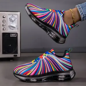 Women's Shoes, Comfortable Women'S Shoes,  Air-cushioned Running Shoes, Walking Shoes,Breathable Tennis Shoes, Lightweight Thick-soled Casual Shoes trending shoes Fitness Badminton Shoes Fashionable Lace-up Shoes knit work shoes for women trendy footwear