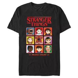 Stranger Things Character Box Players Cotton Unisex T-Shirt Sweatshirt – Gift for Movie Fans & Lovers TV Show