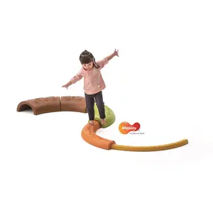 212 MAIN Nesting Balance Path Small Animal Toy - Age-Adjustable Size, Animal-Theme Design with Footprints & Convex Surfaces for Balance Games (Age 1+)