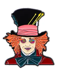 Bizarre Character Enamel Pin, Punk Vintage Style Badge, Perfect Gift for Friends, Personalized Accessory for Backpacks and Clothes