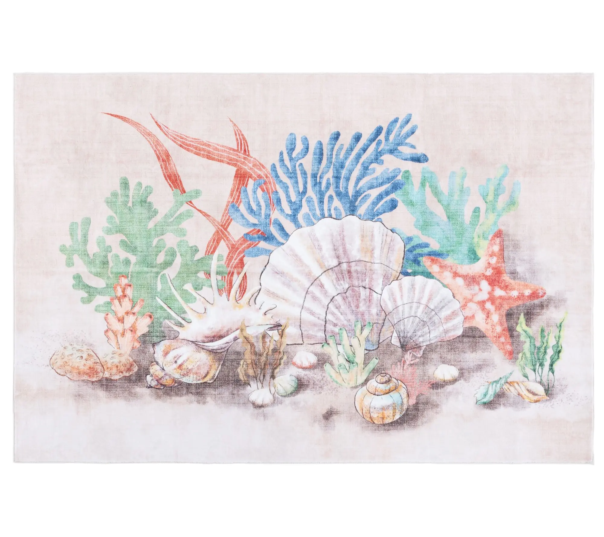 Safavieh Coral Shore Washable 3' x 5' Kitchen Mat Safavieh Coral Shore Washable 3' x 5' Kitchen Mat