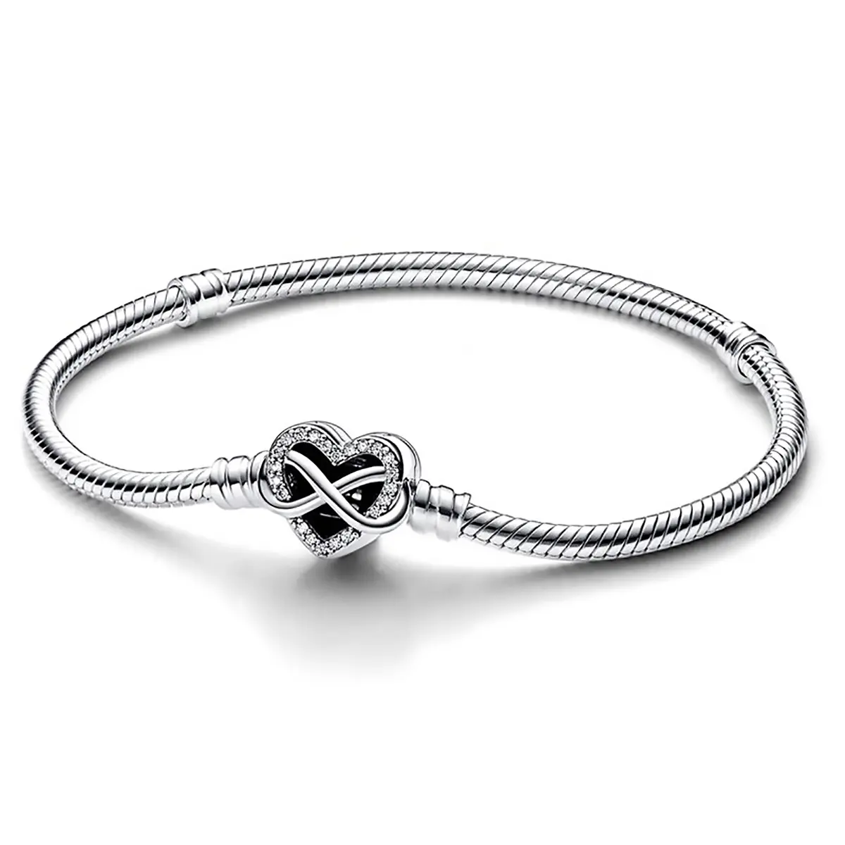 925 Sterling Silver Infinity Heart Bracelet For Women | Dainty Non Tarnish Waterproof Hypoallergenic Everyday Stacking Jewelry | Sentimental Graduation Gift For Daughter Sister Best Friend