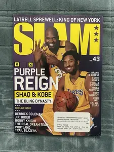 2000 June Slam Magazine Poster Print Shaquille O’Neal Kobe Bryant Purple Reign - POSTER NO FRAME LA