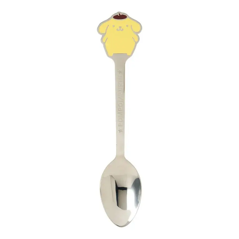 Pompompurin Classic Engraved-Handle Stainless Steel Spoon, Kitchen Cutlery & Tableware for Everyday Use
