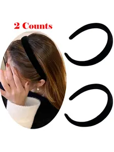 Solid Color Hair Hoop, Casual Wide Band Hair Hoop for Women & Girls, Fashion Hair Accessories for Party, Daily Clothing Decor, Headbands