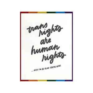 Trans Rights Blank Card