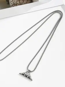 Women's Metal Necklace Chain Compatible Apple Watch Band, Fits 38-49mm Models, Ideal Gift for Birthdays & Daily Wear