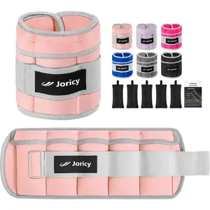 Adjustable Ankle Weights for Women Men 1 2 4 5 6 8 10 LBS 1 Pair Leg Weights Wrist Hand Arm Weights with Removable Weight Strength Training Weight for Walking Running Gym Fitness Physical Therapy