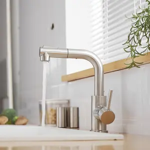 Single Handle Pull Out Kitchen Faucet