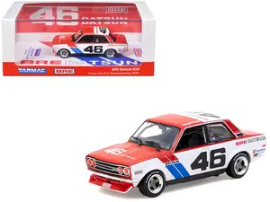 Datsun 510 #46 "Brock Racing Enterprises" Winner "Trans-Am 2.5 Championship" (1971) 1/64 Diecast Model Car by Tarmac Works
