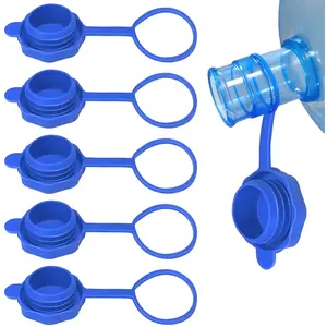 55mm Water Jug Caps, Reusable Lids for 3 & 5 Gallon Bottles, Upgrade Replacement Water Bottle Tops
