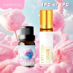 10ML Cotton Candy Aromatherapy Essential Oil, Long-Lasting Fragrance, Alcohol-Free, Body Massage, Nail Care, Air Freshener, Gift for Family and Friends